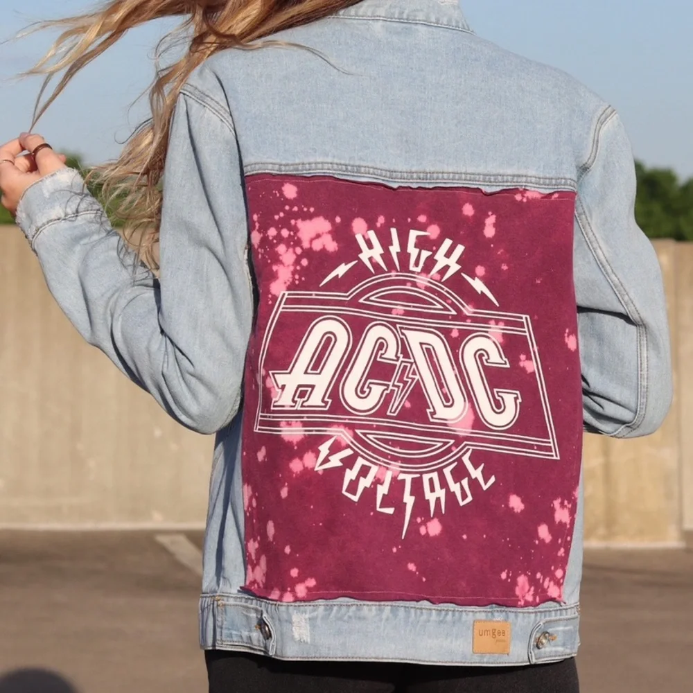 Reworked denim jacket - Picture 1 of 3